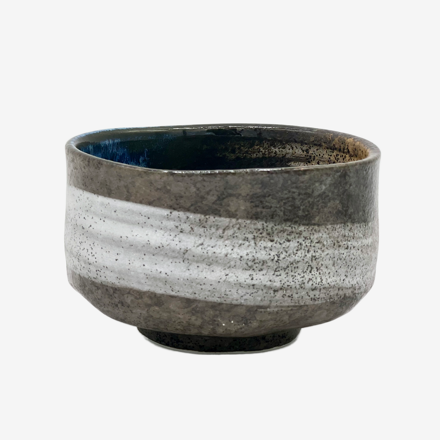 Brushstroke Gray Chawan - Japanese Matcha Bowl Matchaware Inoue Tea