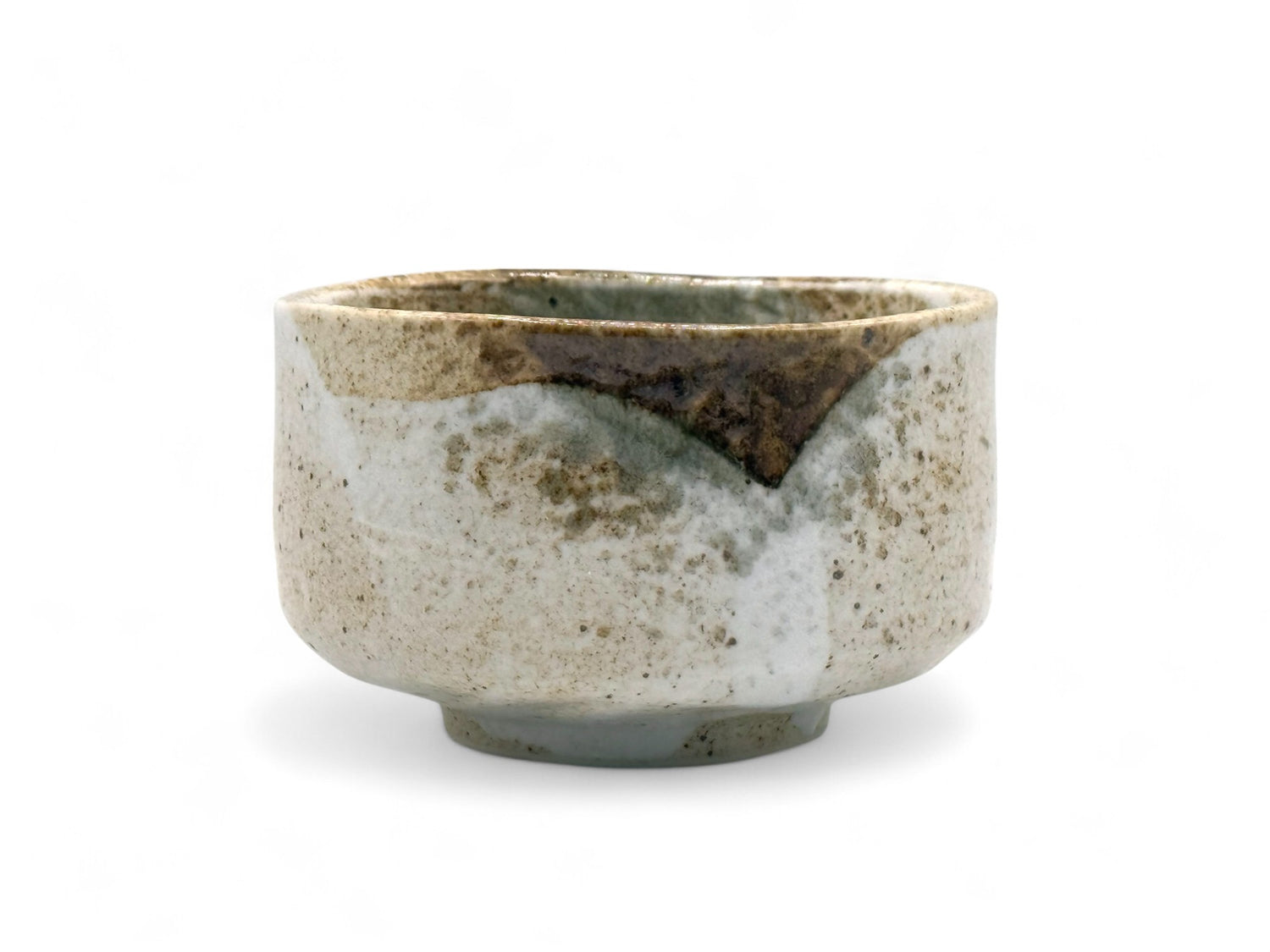 Yoshino White Mino-yaki Chawan - Japanese Matcha Bowl