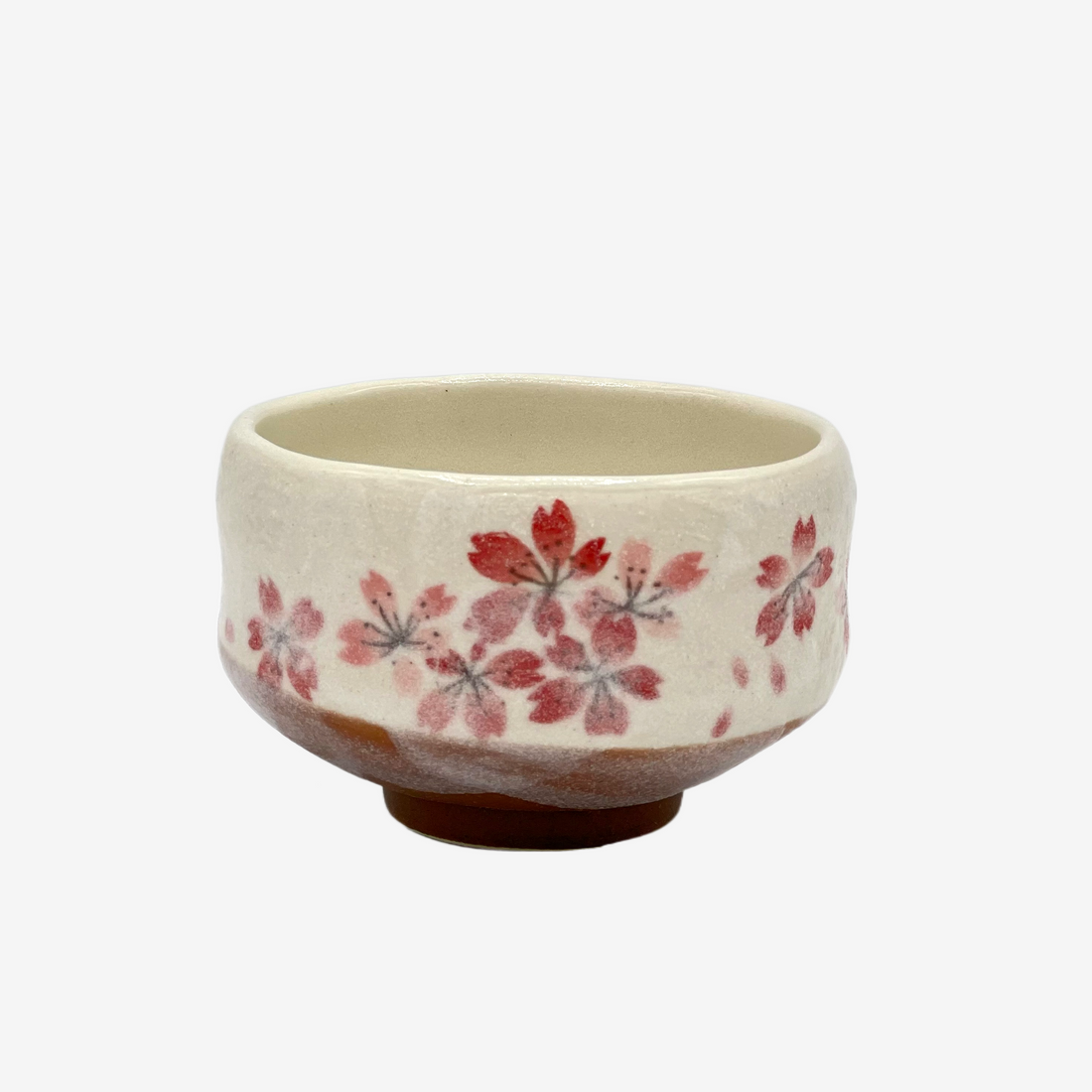 Sakura Hana Beige Mini Chawan - Japanese Matcha Bowl Matchaware Inoue Tea