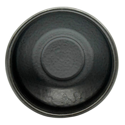 Sekitan Black Mino-yaki Chawan - Japanese Matcha Bowl