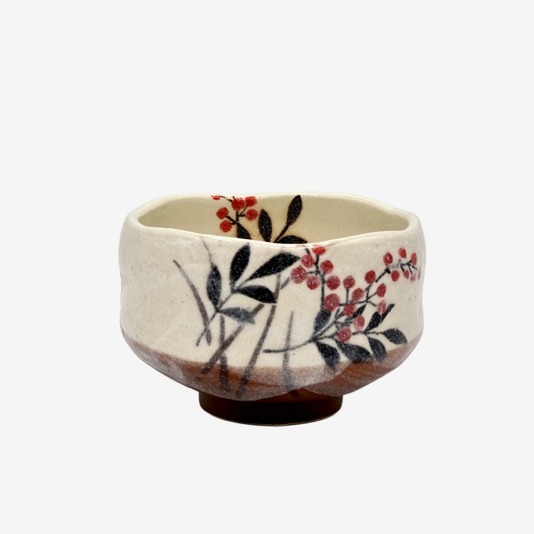 Hana Blossom Leaves Mini Chawan - Japanese Matcha Bowl Matchaware Inoue Tea