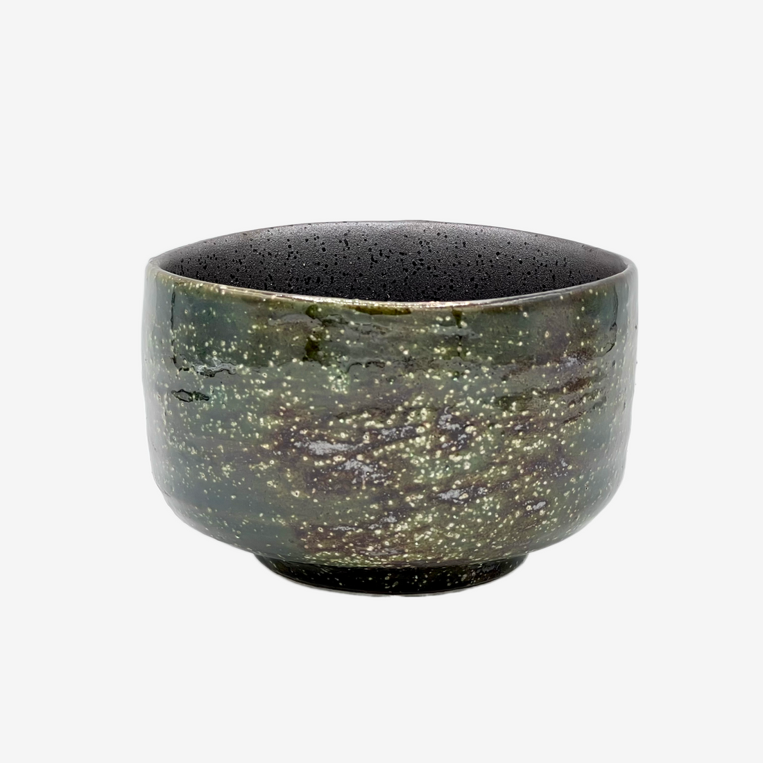 Kin Moss Green Chawan - Japanese Matcha Bowl Matchaware Inoue Tea