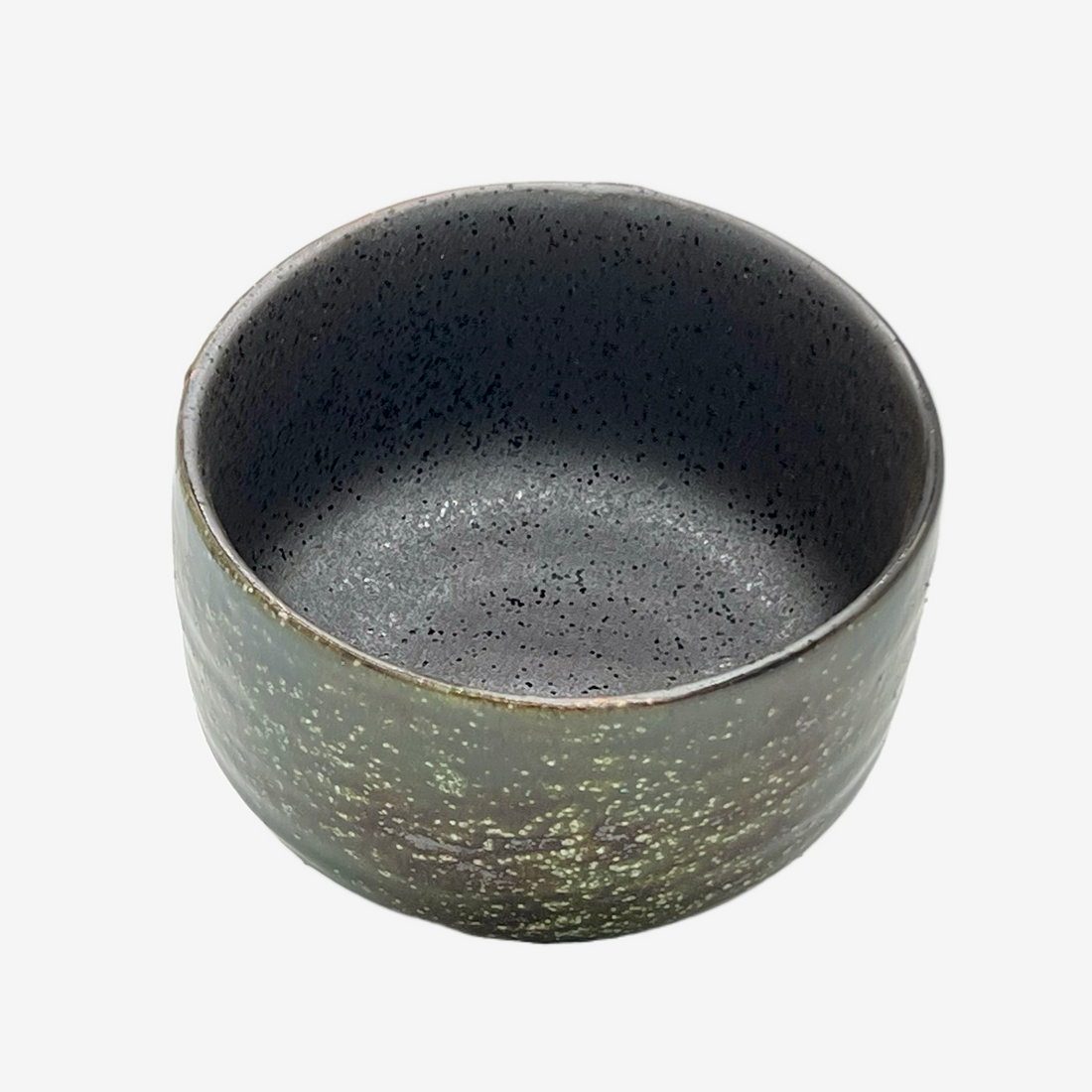 Kin Moss Green Chawan - Japanese Matcha Bowl Matchaware Inoue Tea