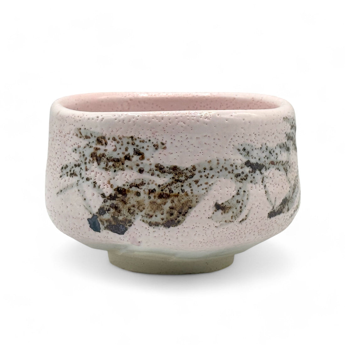 Sakura Kazako Pink Mino-yaki Chawan (Wooden Box) - Japanese Matcha Bowl