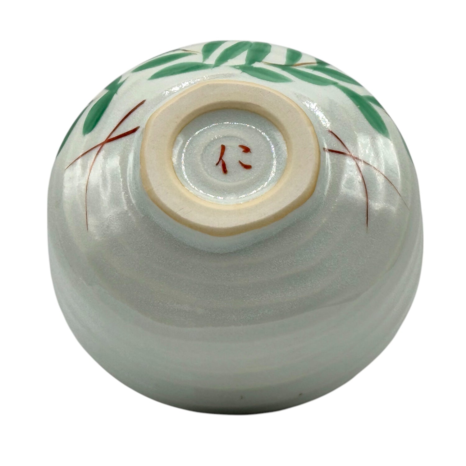 Kikyo Hand Painted Hana White Mino-yaki Chawan Set - Japanese Matcha Bowl