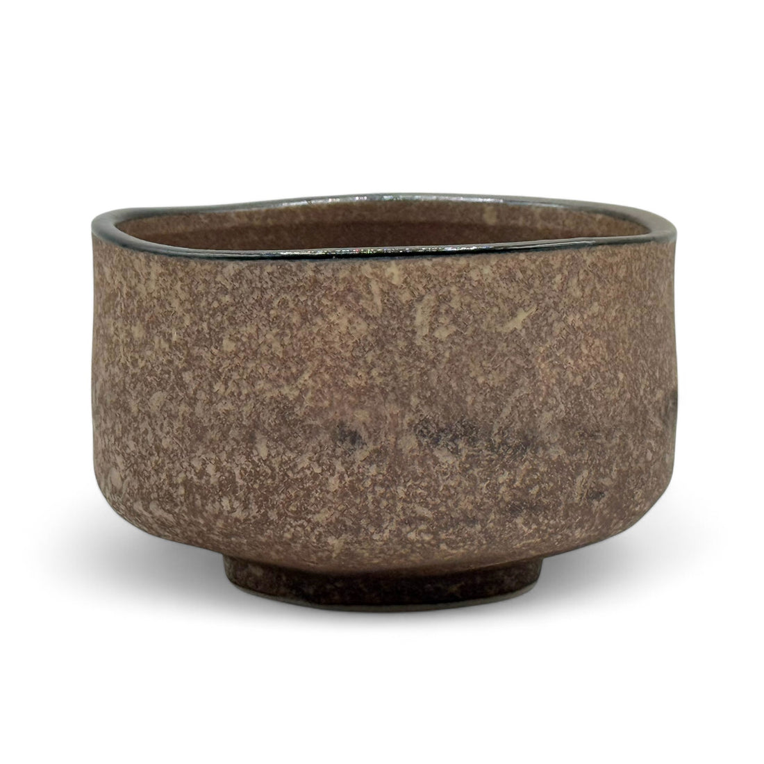 Kumagai Brown Mino-yaki Chawan Set - Japanese Matcha Bowl