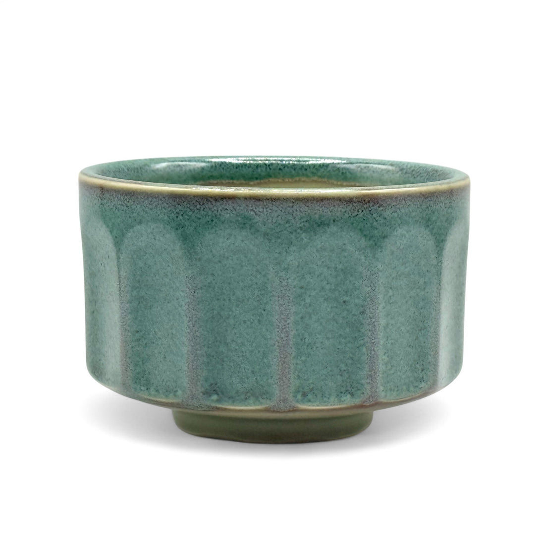 Tetra Hisuimaru Green Mino-yaki Chawan - Japanese Matcha Bowl