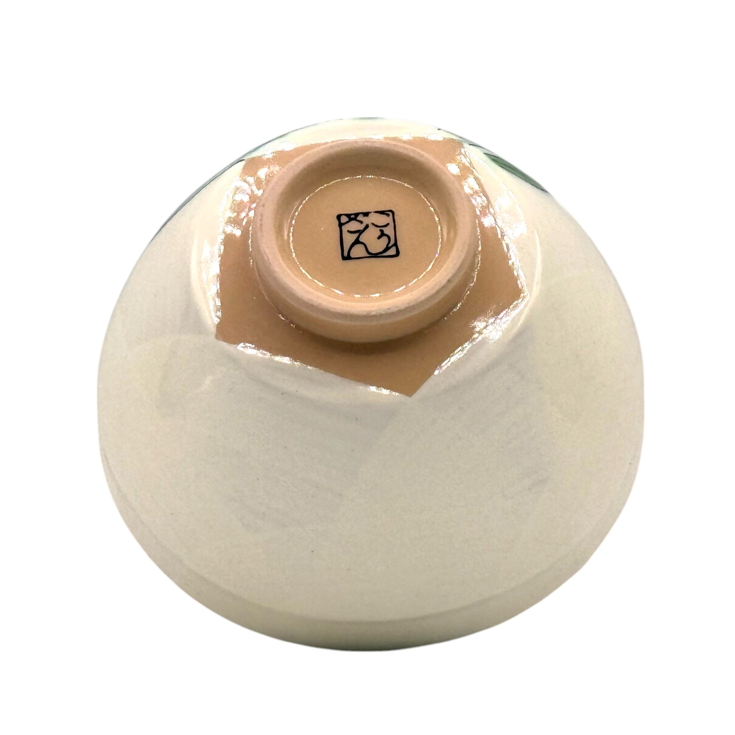 Satsuki Ayame White Mino-yaki Ido Chawan - Japanese Mini Matcha Bowl