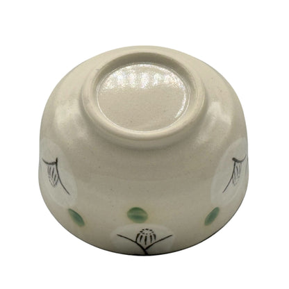 Yamacha White Seto-yaki Chawan - Japanese Matcha Bowl