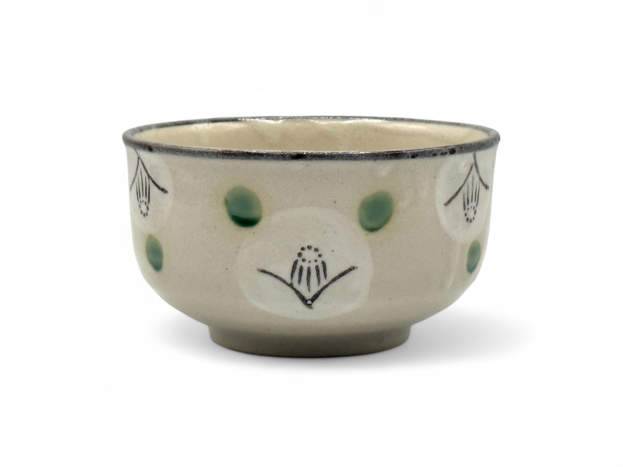 Yamacha White Seto-yaki Chawan - Japanese Matcha Bowl