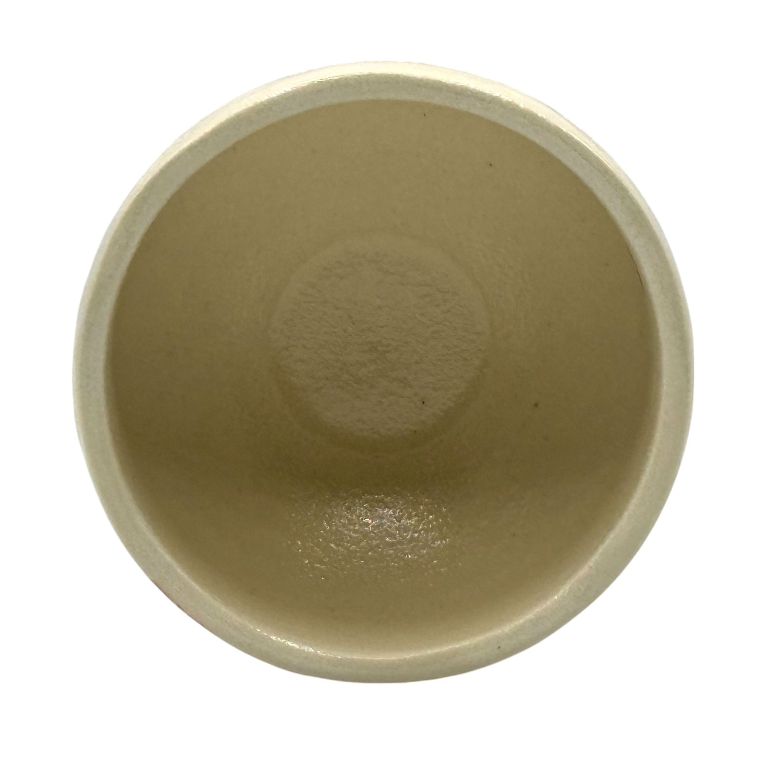 Hanami Rabbit Beige Mino-yaki Chawan - Japanese Mini Matcha Bowl