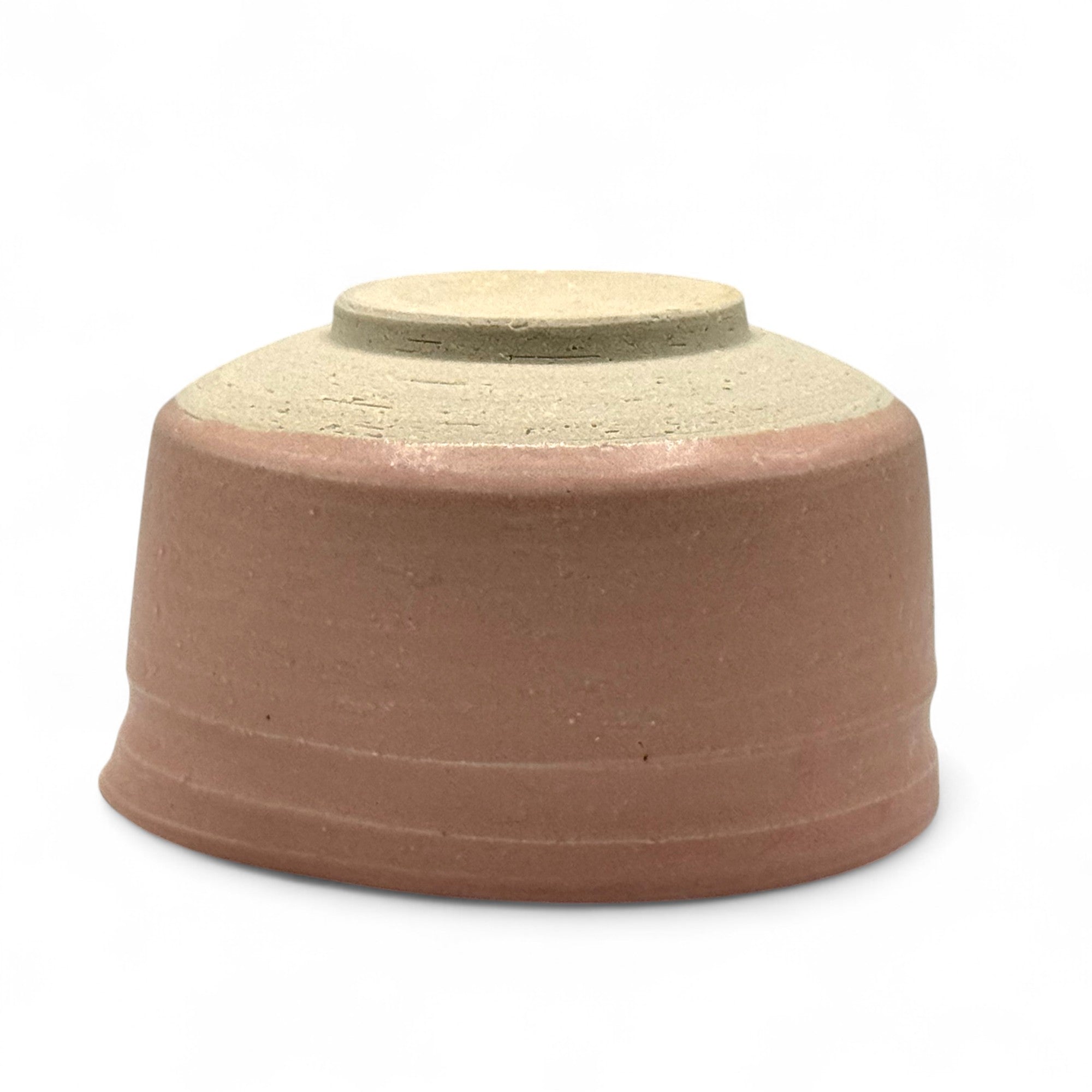 Momo Pink Kataguchi Mino-yaki Large Chawan - Japanese Matcha Bowl