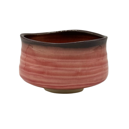 Kurimuzon Pink Mino-yaki Chawan - Japanese Matcha Bowl