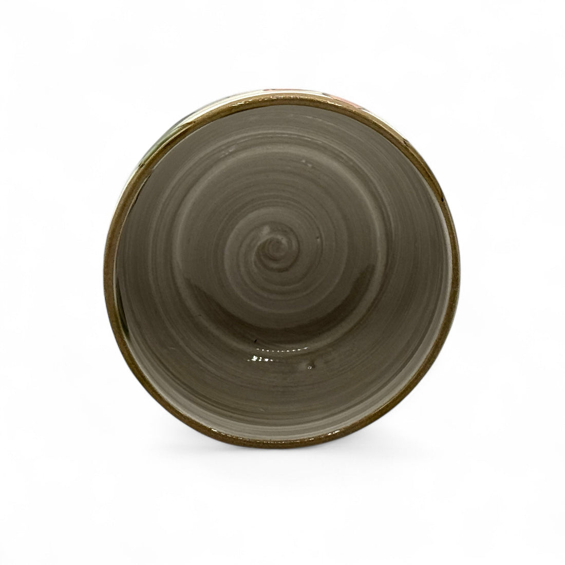 Cherry Red Blossom Garden Mino-yaki Chawan - Japanese Matcha Bowl