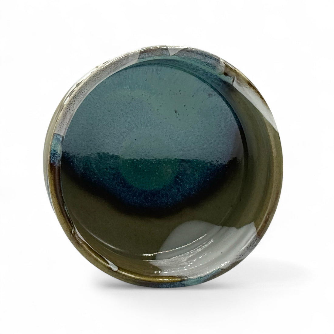 Tanaka Green Mino-yaki Chawan - Japanese Matcha Bowl