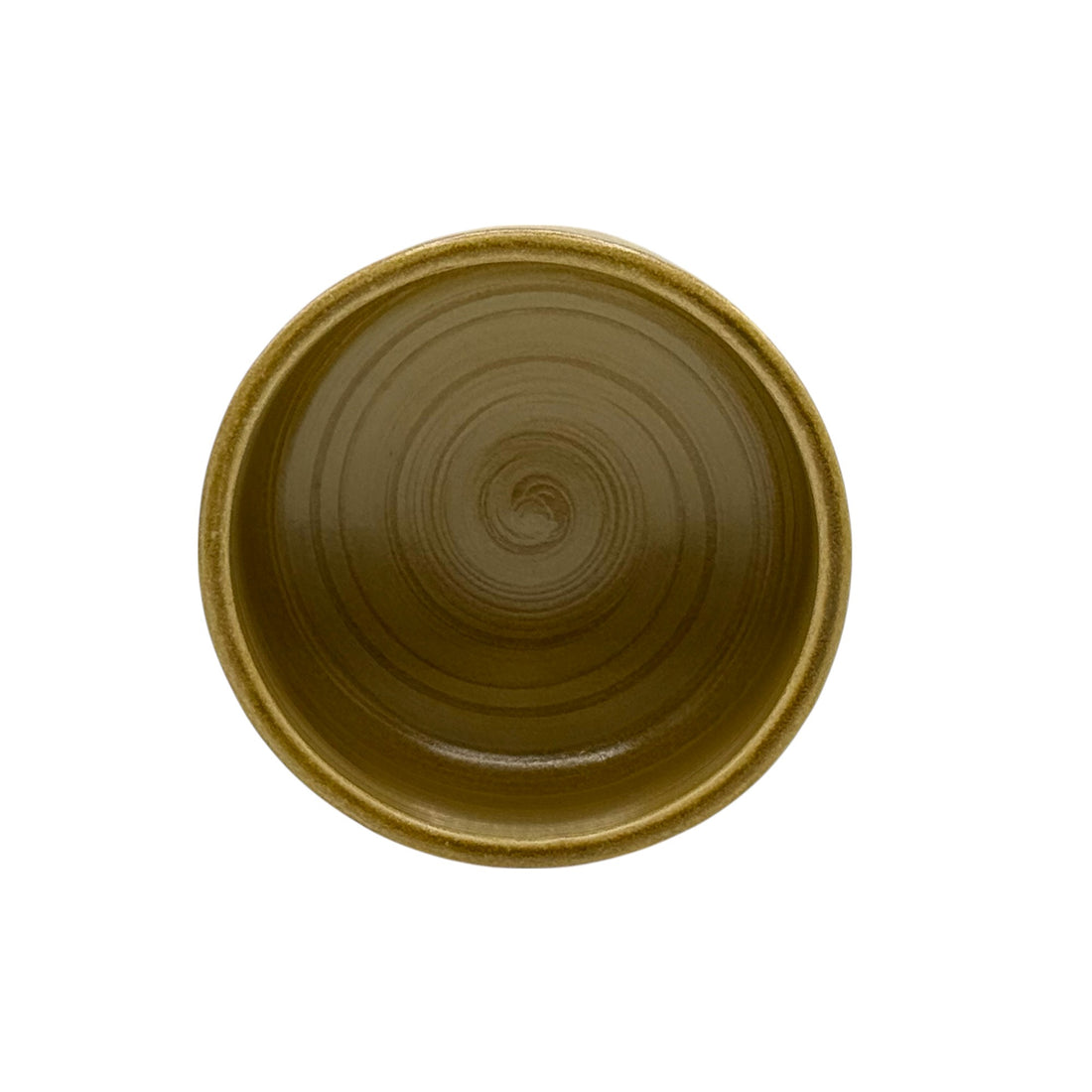 Kizeto Brush Yellow Mino-yaki Chawan - Japanese Matcha Bowl