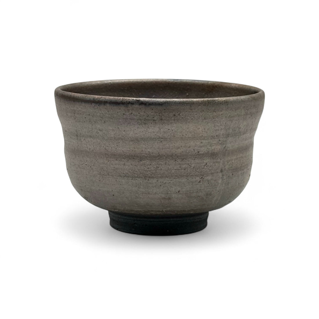 Karakane Rustic Brown Shigaraki-yaki Chawan - Japanese Matcha Bowl