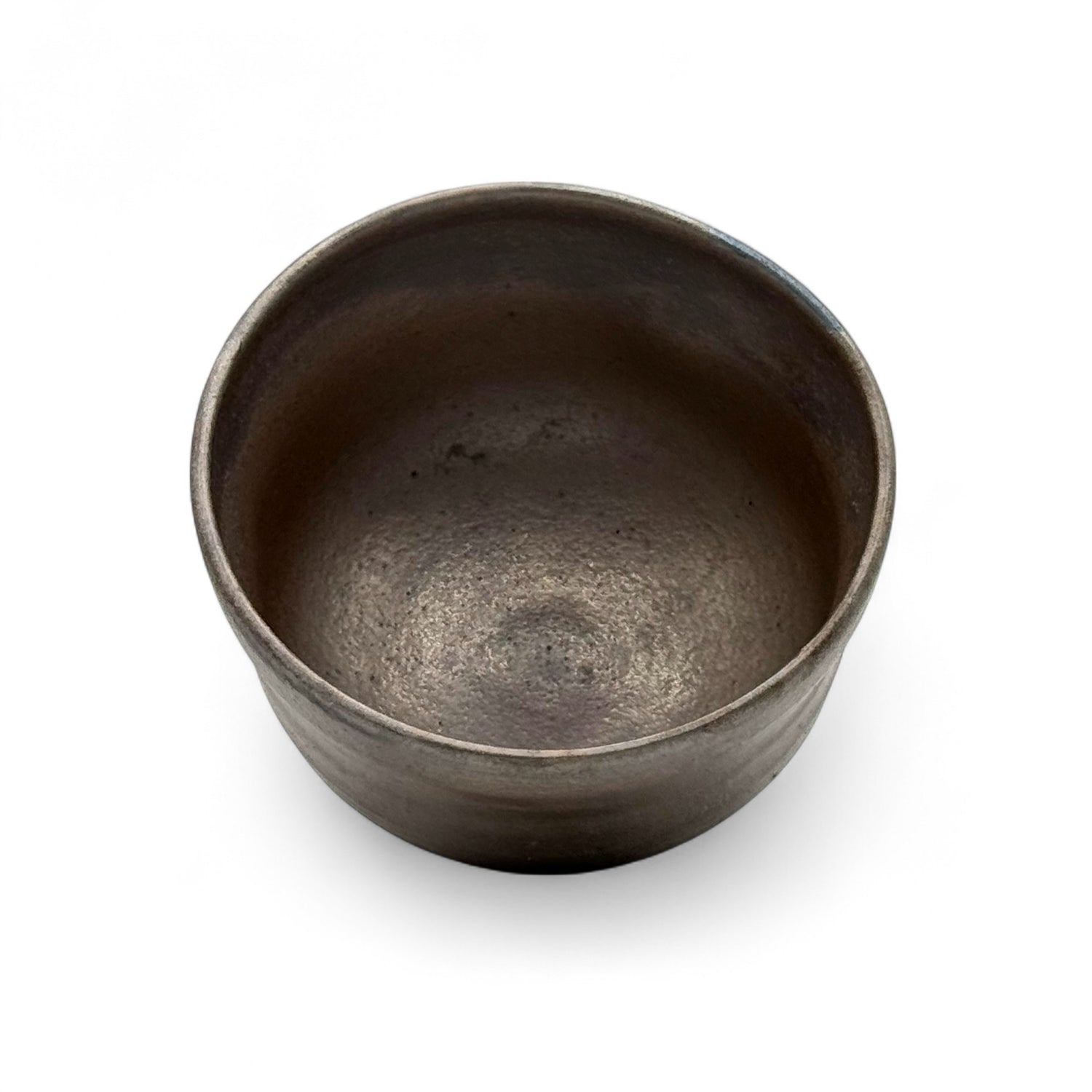 Karakane Rustic Brown Shigaraki-yaki Chawan - Japanese Matcha Bowl