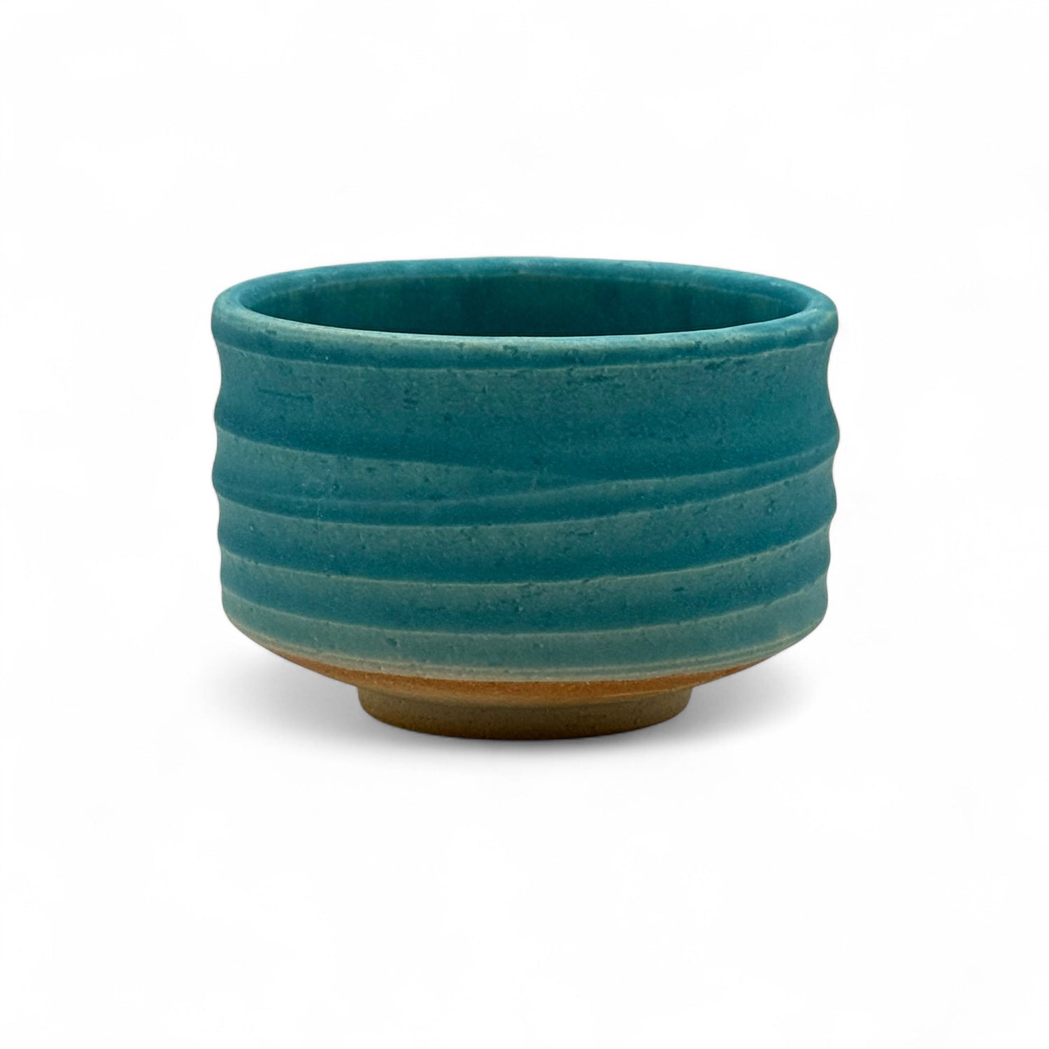 Toruko Namako Blue Mino-yaki Chawan - Japanese Matcha Bowl