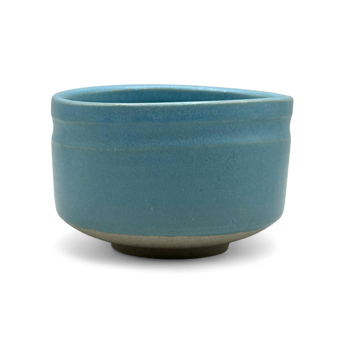 Sora Sky Blue Large Kataguchi Mino-yaki Chawan - Japanese Matcha Bowl