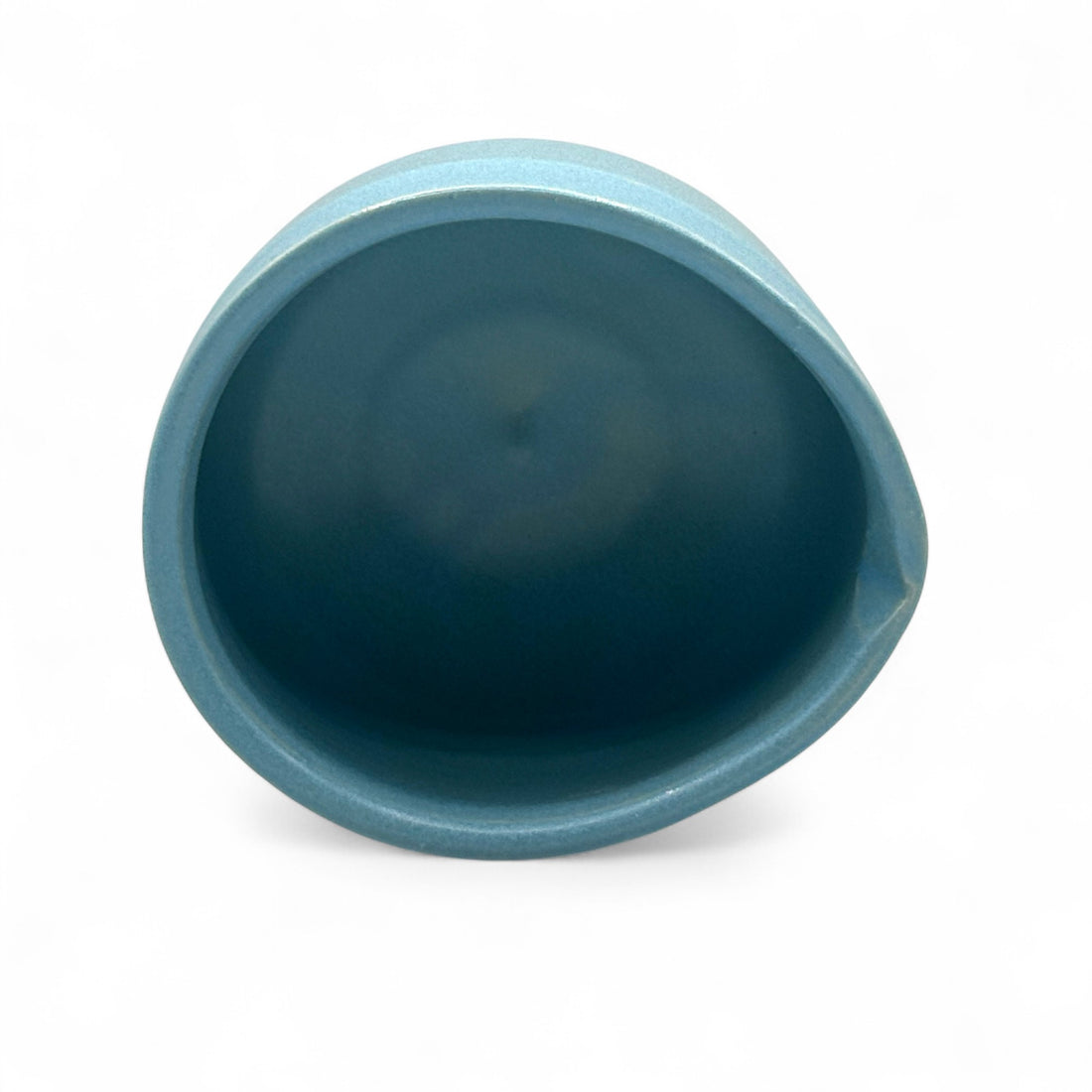 Sora Sky Blue Large Kataguchi Mino-yaki Chawan - Japanese Matcha Bowl
