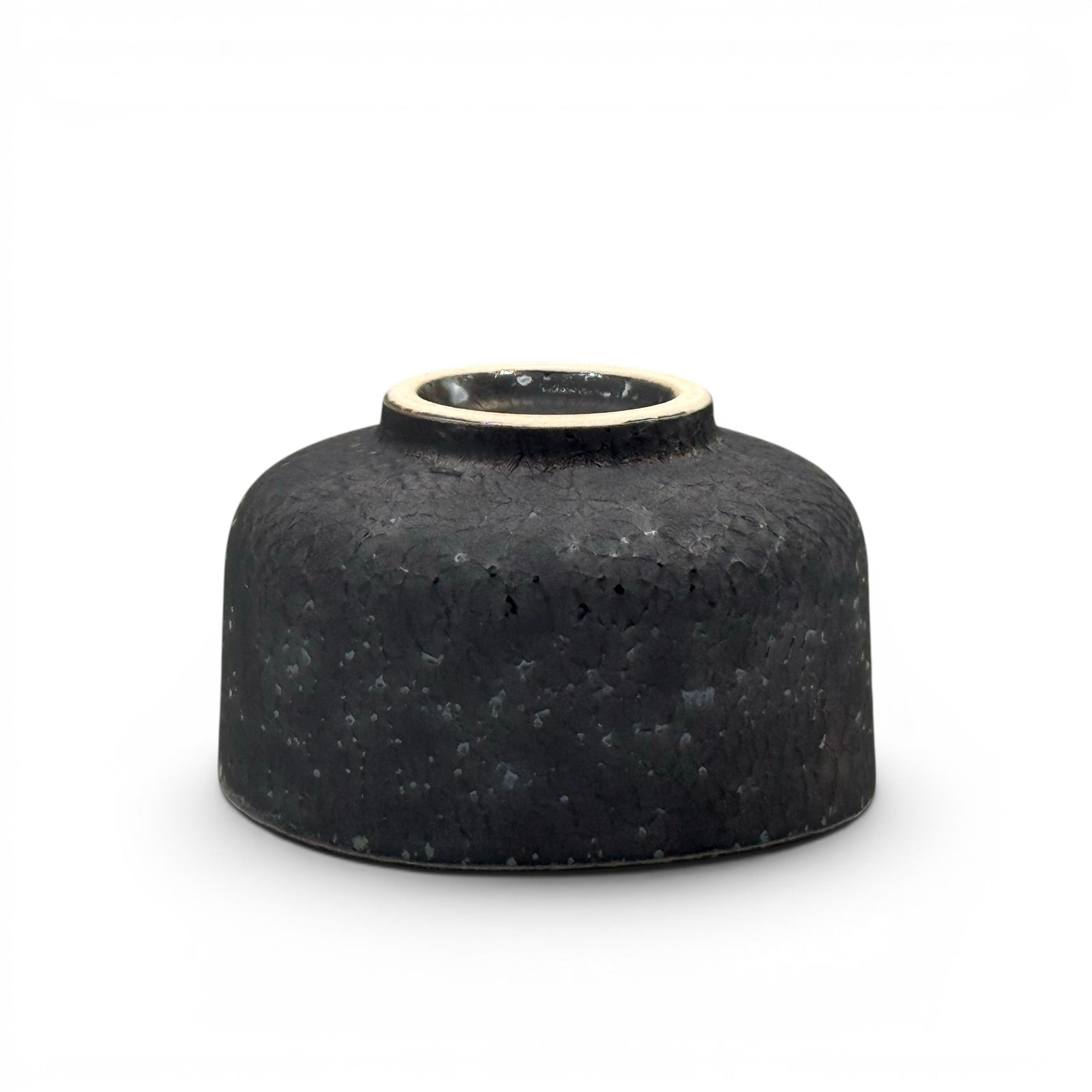 Kane Ninsei Bronze Mino-yaki Chawan - Japanese Mini Matcha Bowl
