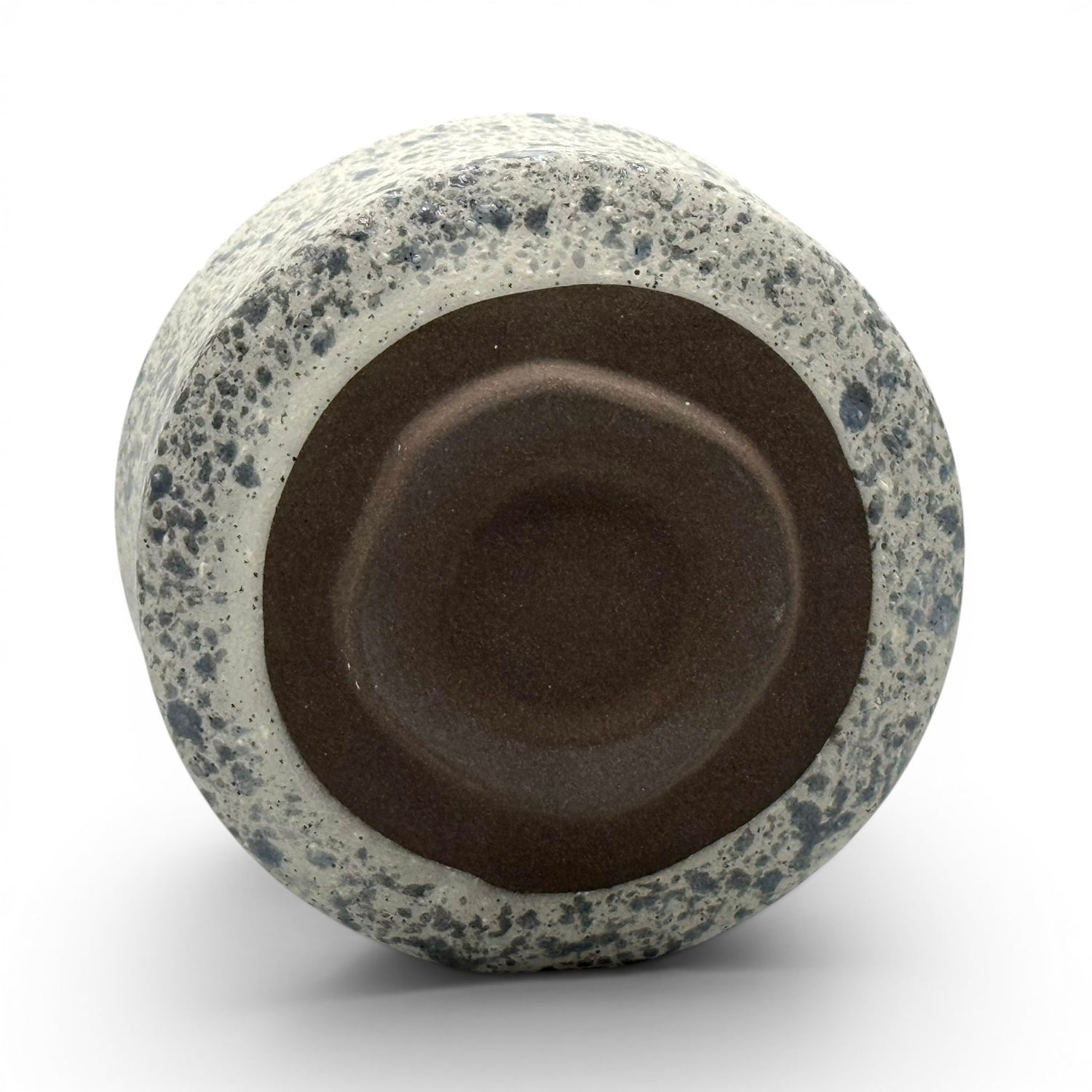 Ishi Stone Gray Blue Mino-yaki Chawan - Japanese Matcha Bowl