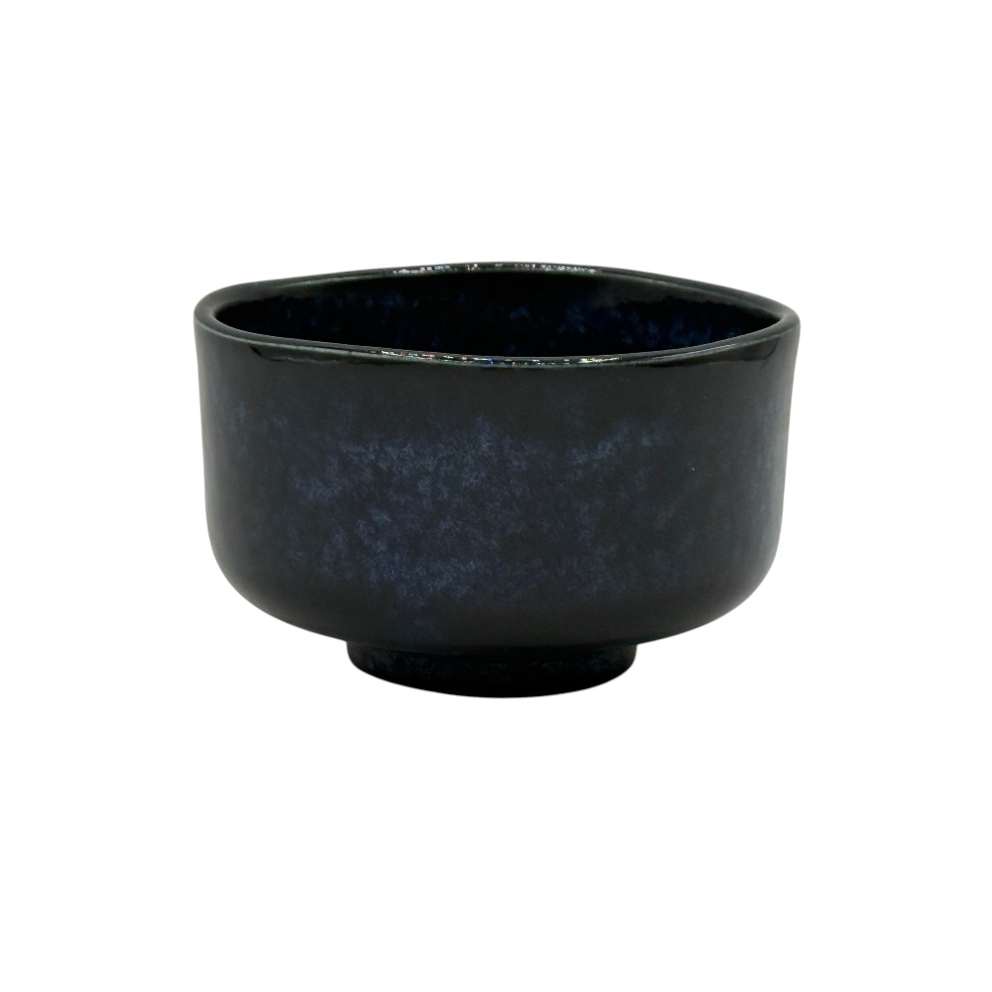 Kaiyu Blue Mino-yaki Chawan - Japanese Mini Matcha Bowl