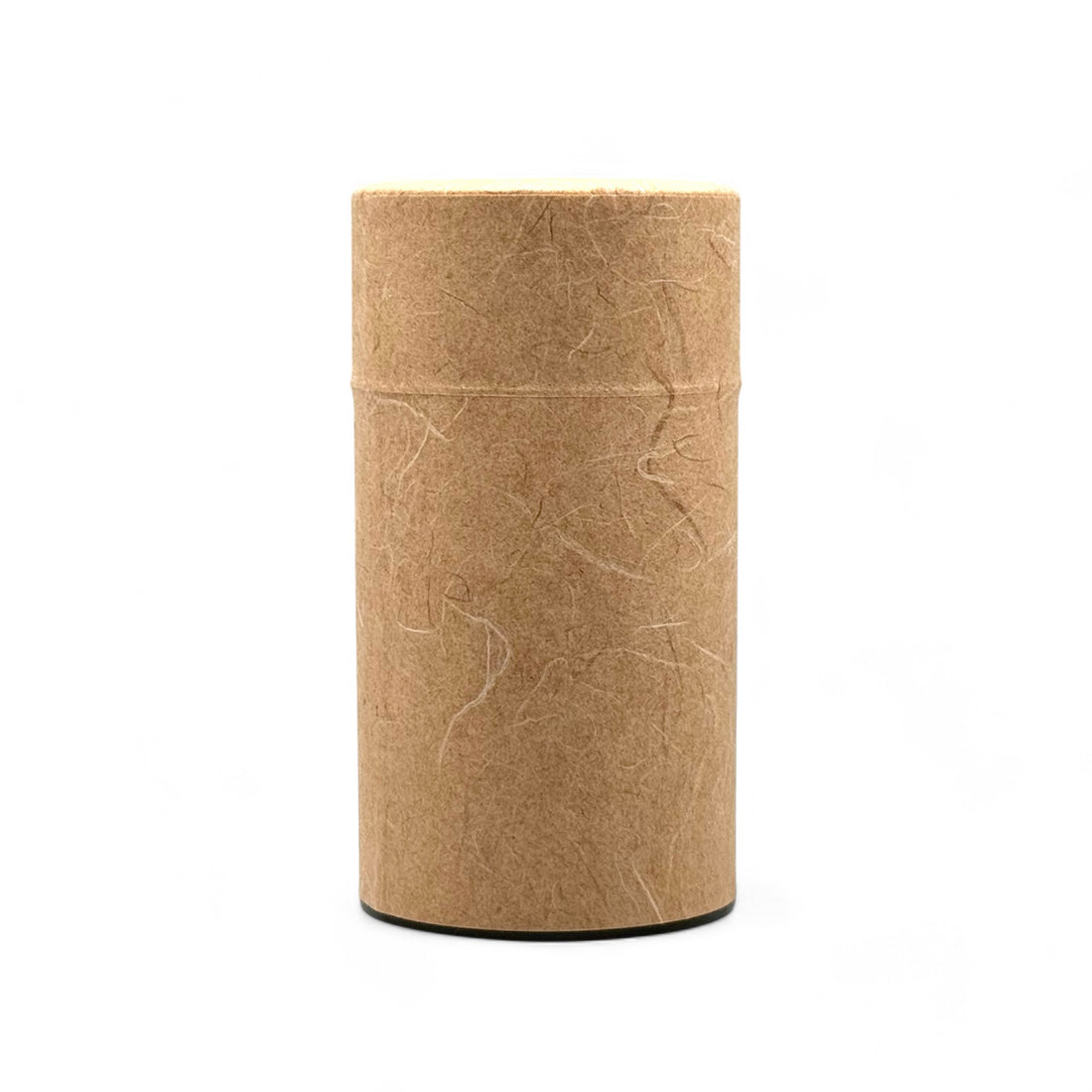 Mikan Orange Washi Paper Wrapped Tea Canister (L) - Japanese Chazutsu