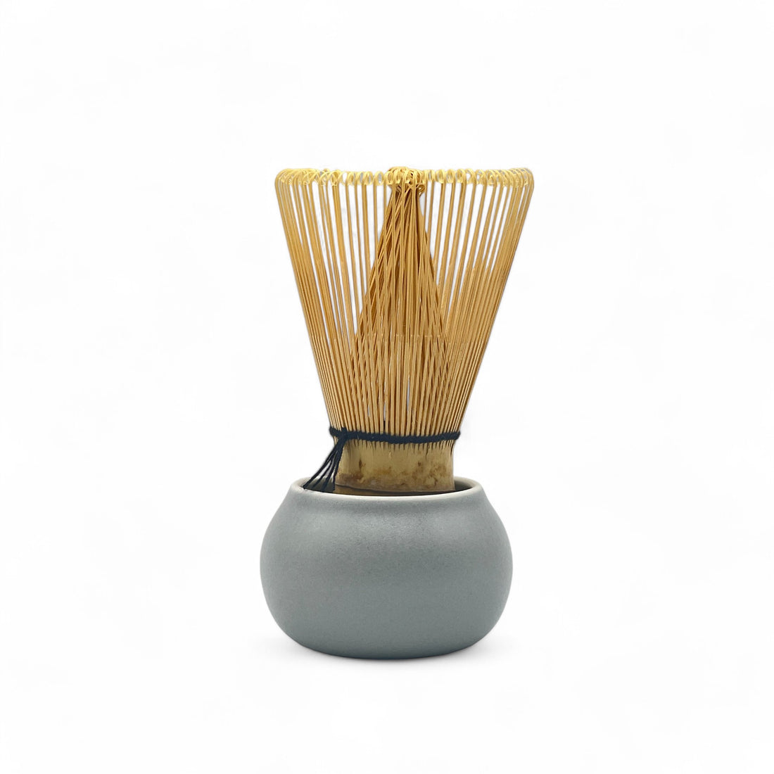 Yoshimura Gray Matcha Chasen Whisk Stand - Japanese Kusenaoshi