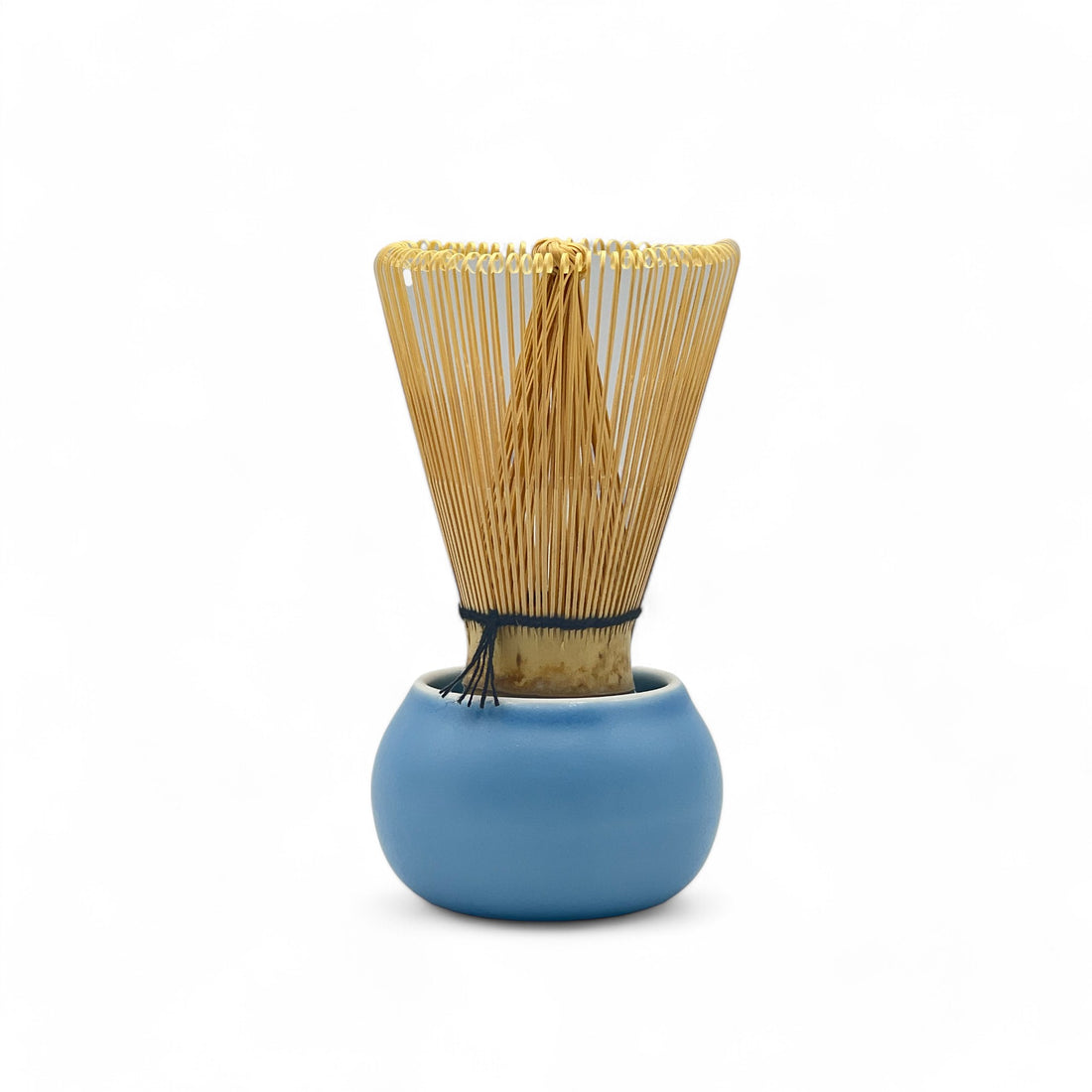 Yoshimura Blue Matcha Chasen Whisk Stand - Japanese Kusenaoshi