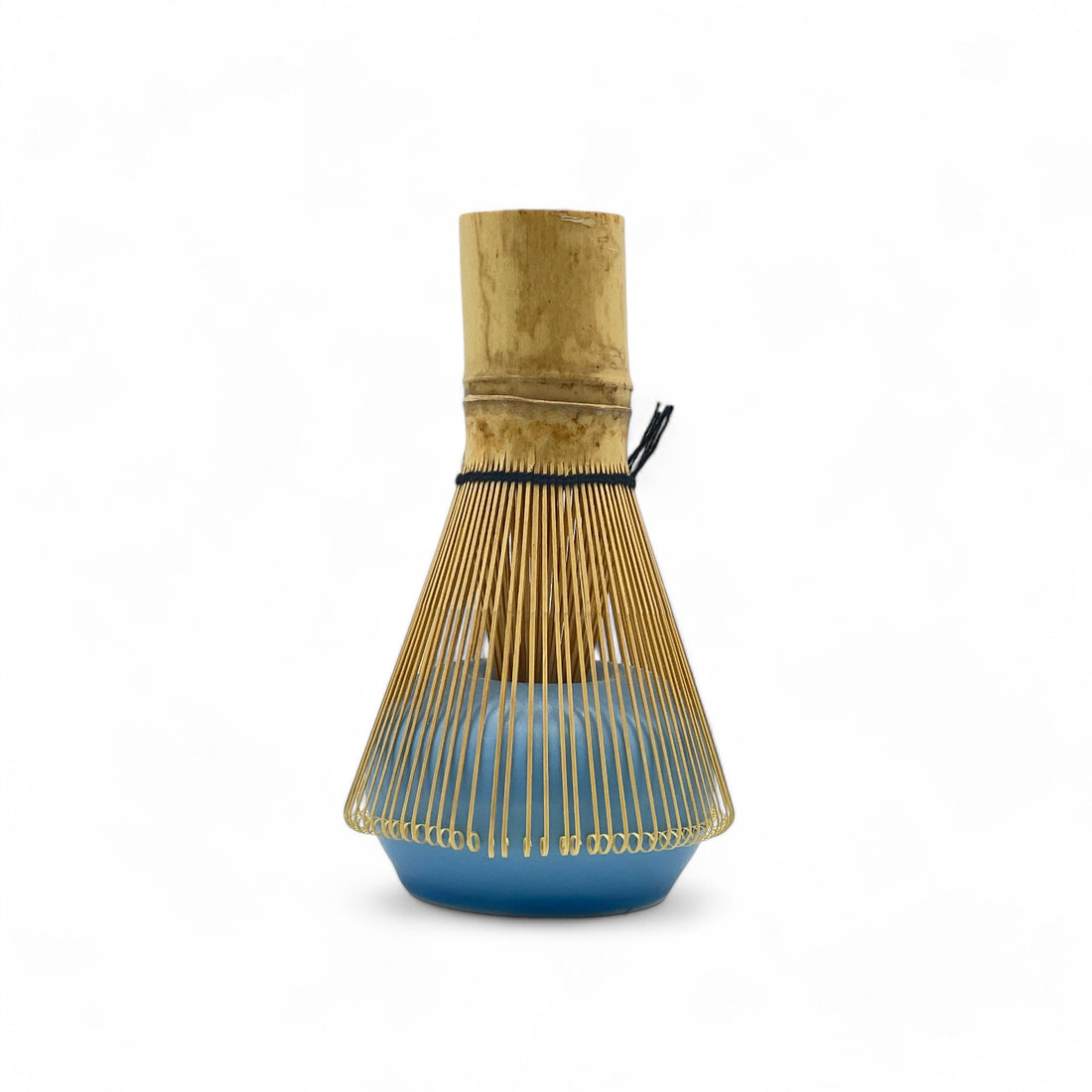 Yoshimura Blue Matcha Chasen Whisk Stand - Japanese Kusenaoshi