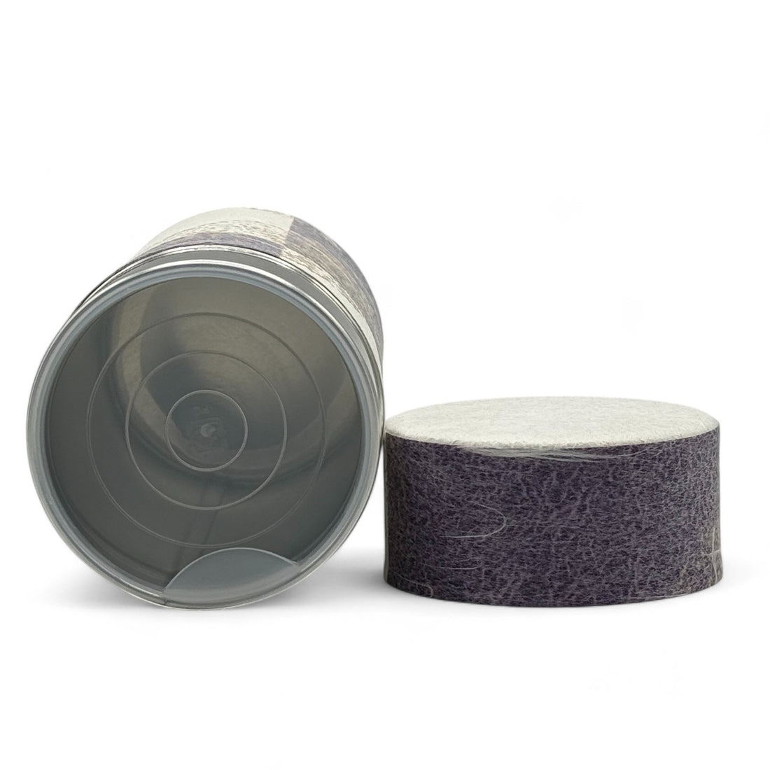 Okumura Sanka Purple Washi Paper Wrapped Tea Canister (L) - Japanese Chazutsu