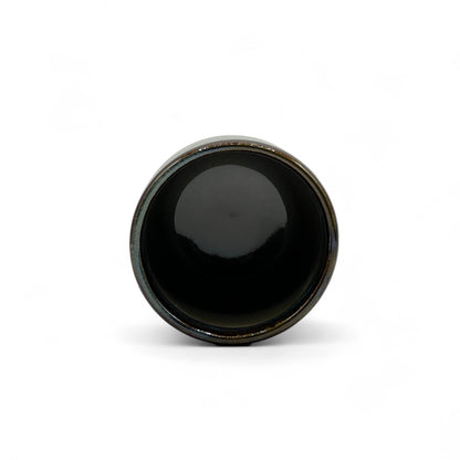 Ash Oribe Blue Mino-yaki Yunomi - Japanese Teacup