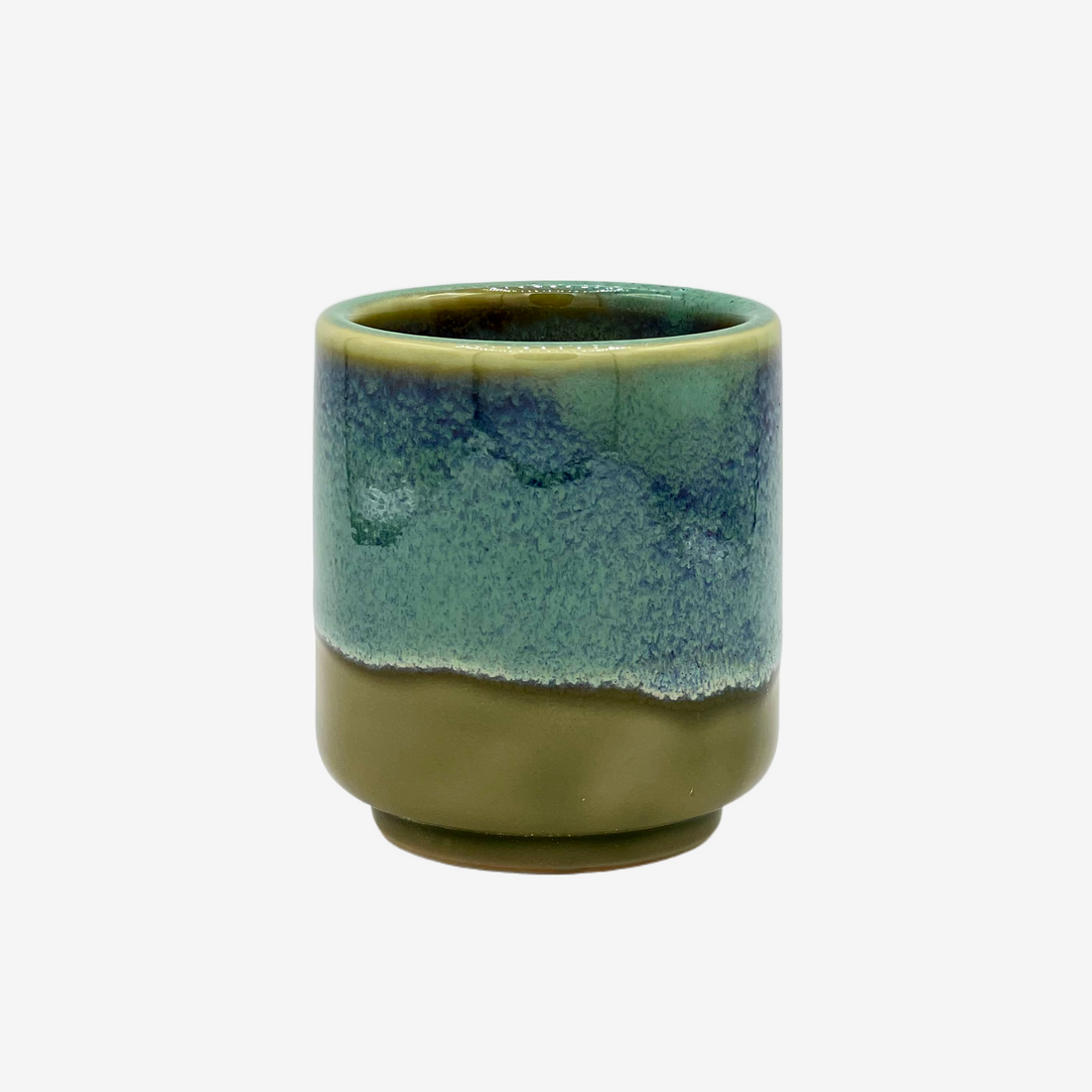 Gurīnhiwa Green Yunomi - Japanese Teacup Teaware Inoue Tea