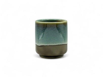 Gurinhiwa Green Mino-yaki Yunomi - Japanese Teacup