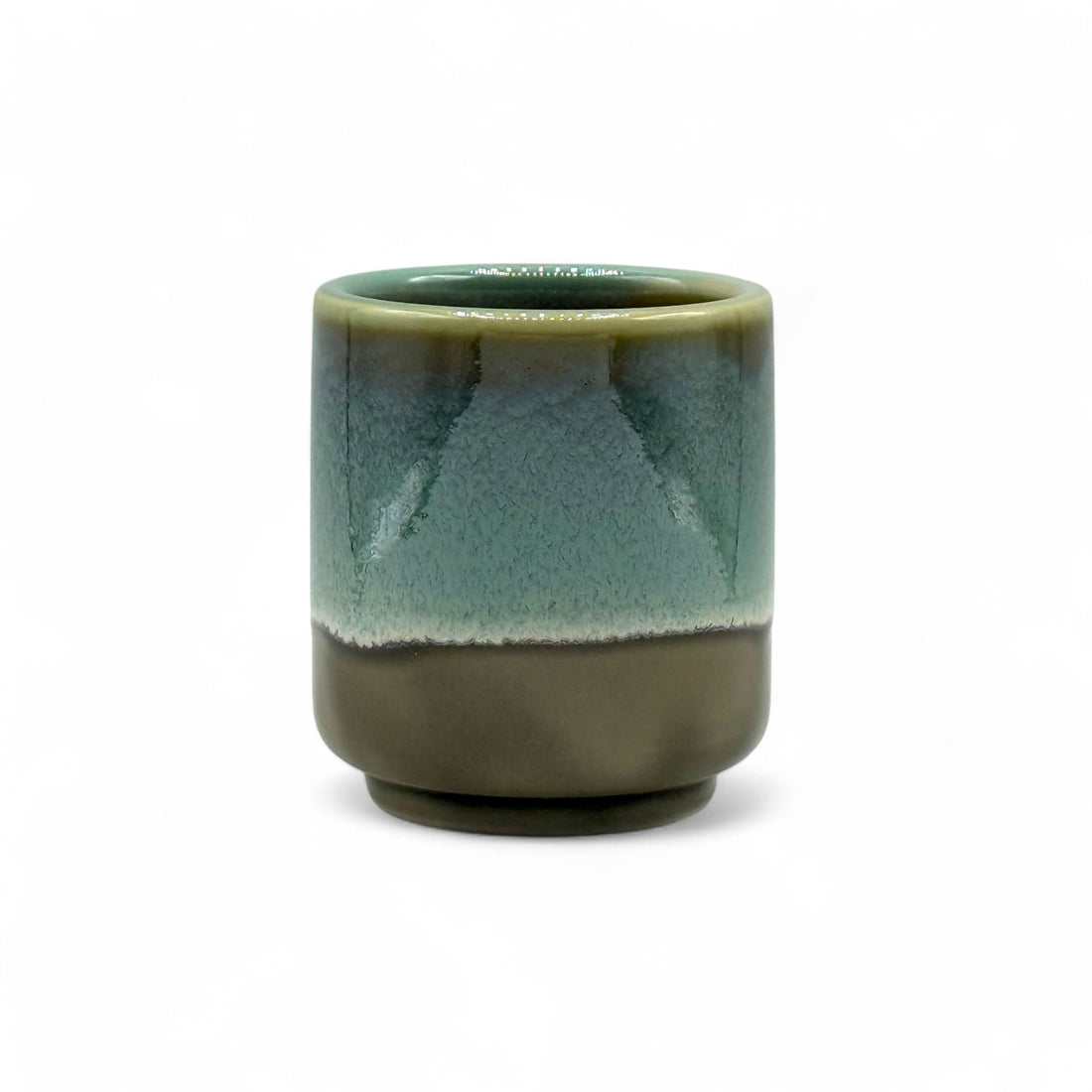 Gurinhiwa Green Mino-yaki Yunomi - Japanese Teacup