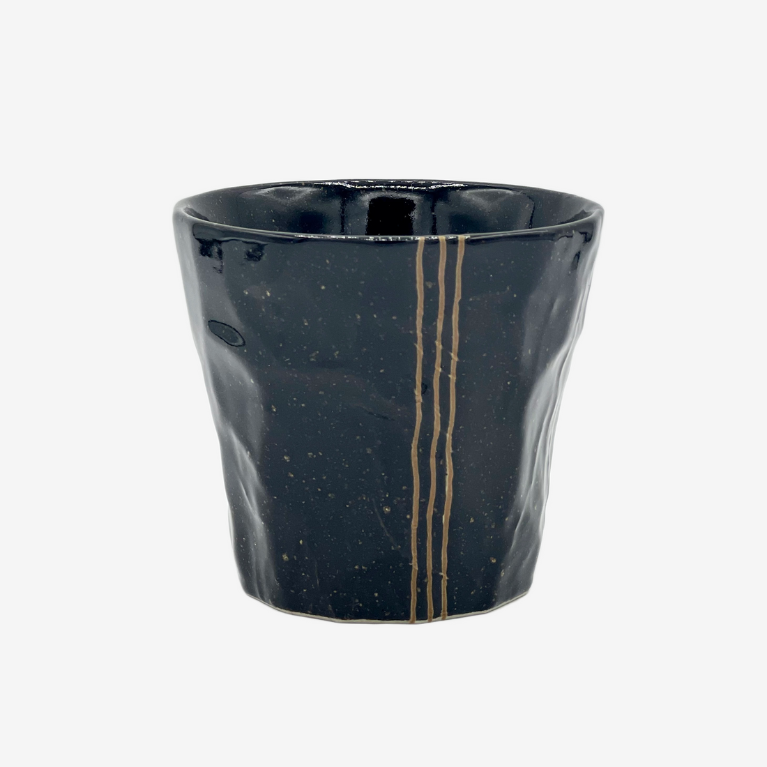 Kuro Rock Black Teacup Teaware Inoue Tea