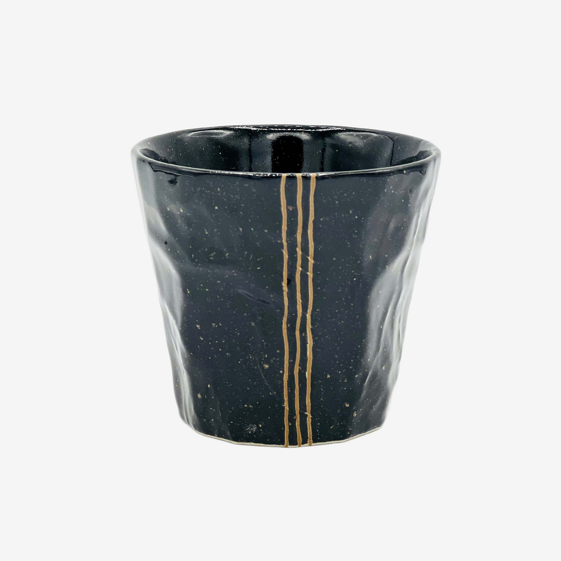 Kuro Rock Black Teacup Teaware Inoue Tea