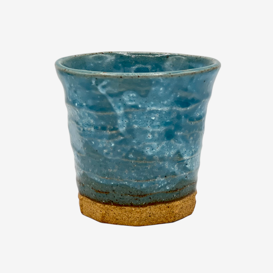 Kohiki Aoko Blue Yunomi - Japanese Teacup Teaware Inoue Tea