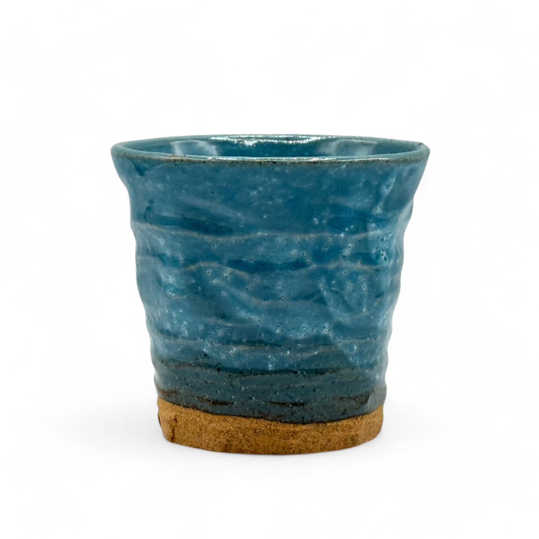 Kohiki Aoko Blue Mino-yaki Yunomi - Japanese Teacup