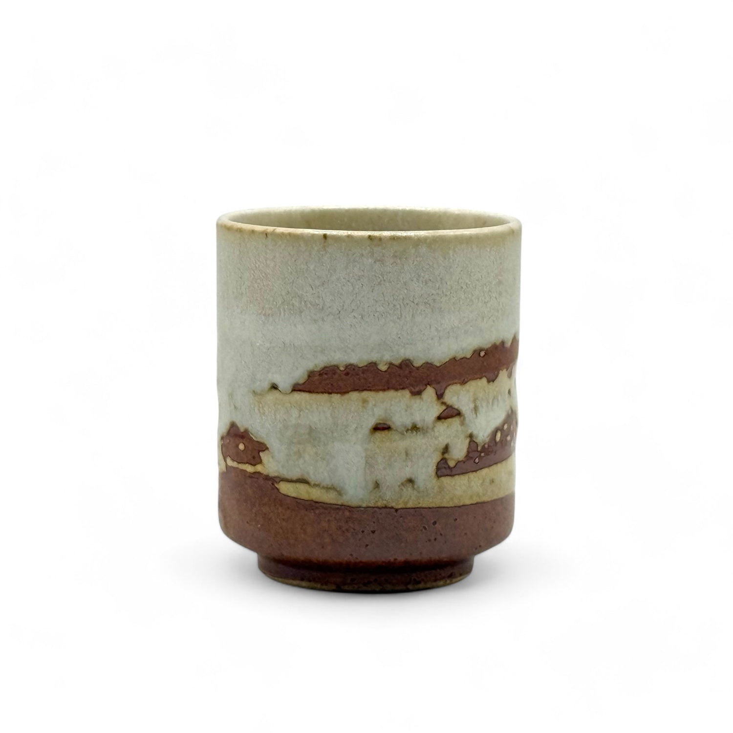 Suna Sand Brown Mino-yaki Yunomi - Japanese Teacup