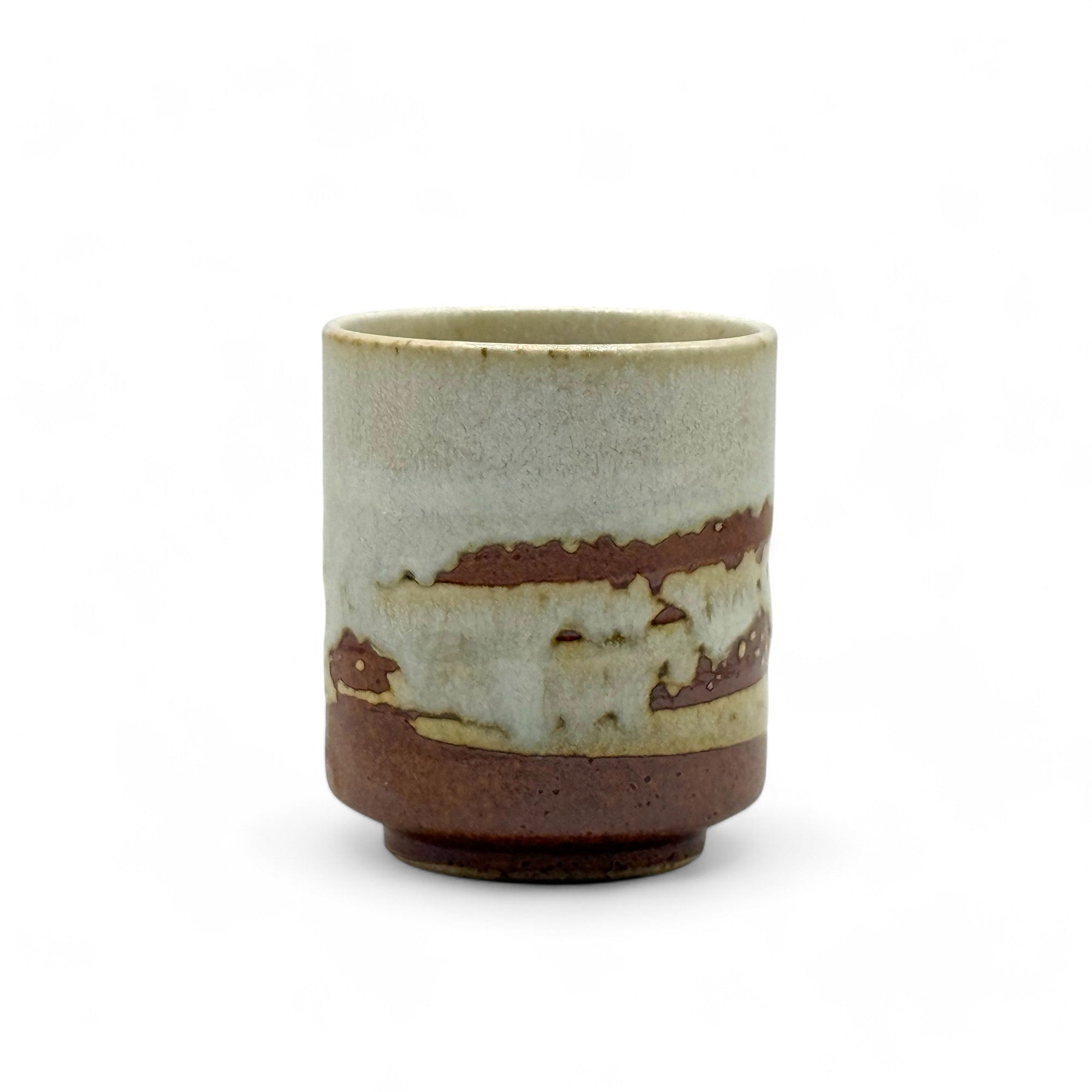 Suna Sand Brown Mino-yaki Yunomi - Japanese Teacup