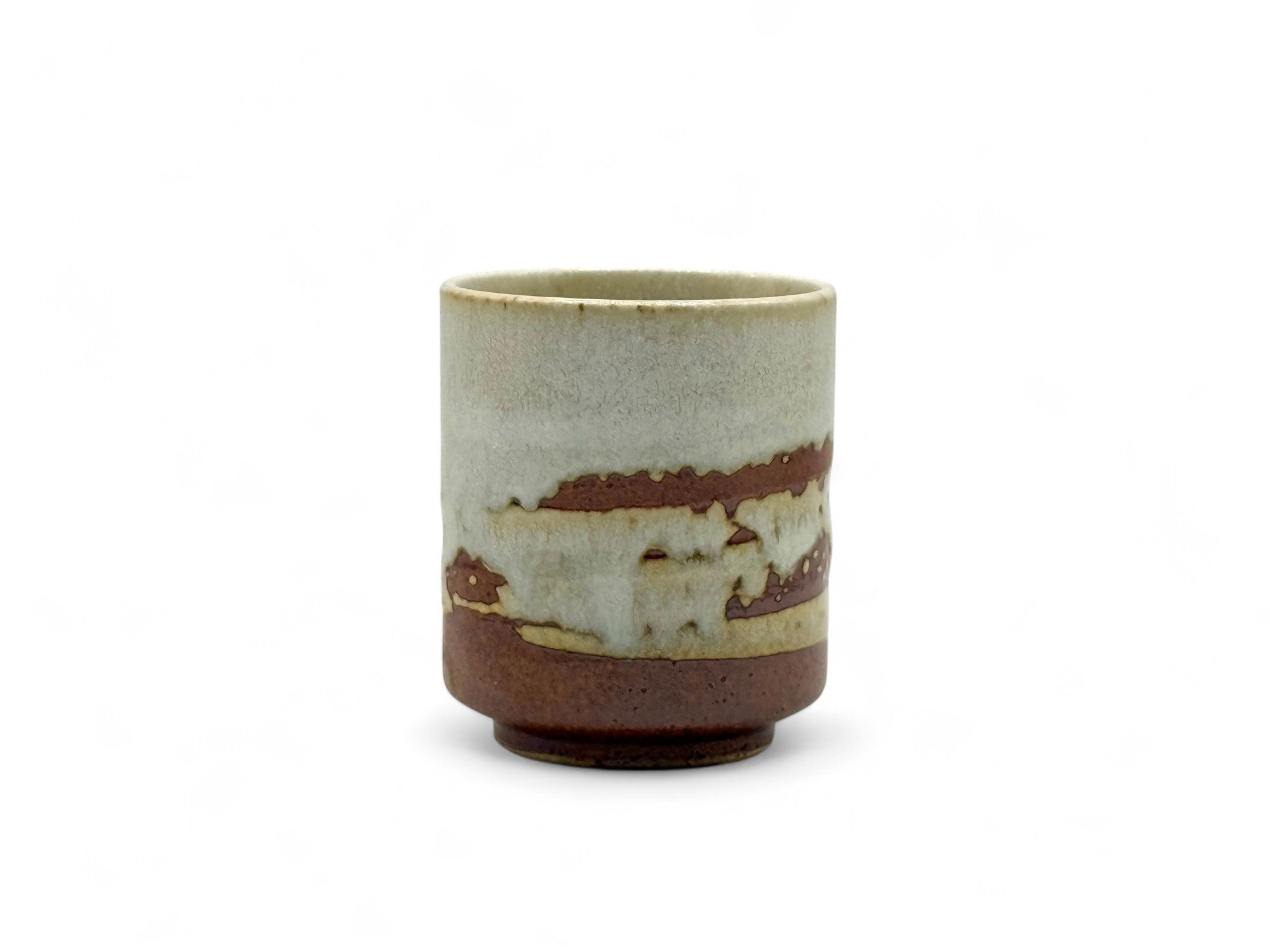 Suna Sand Brown Mino-yaki Yunomi - Japanese Teacup