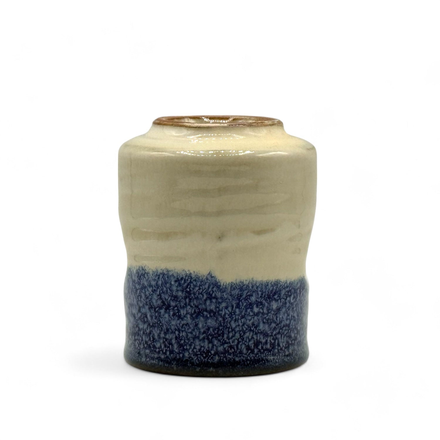 Shirahagi Seiryu Blue Mino-yaki Yunomi - Japanese Teacup