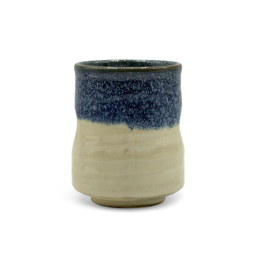 Shirahagi Seiryu Blue Mino-yaki Yunomi - Japanese Teacup