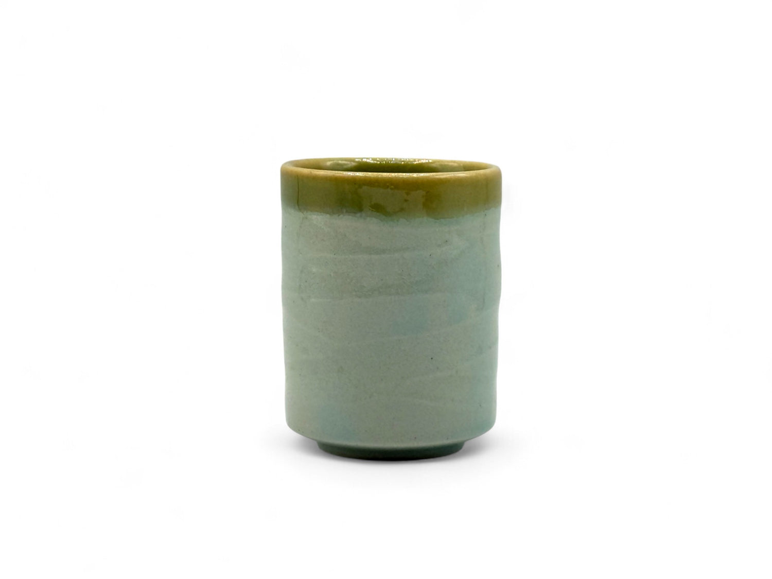 Seiji Ao Celadon Green Mino-yaki Yunomi - Japanese Teacup