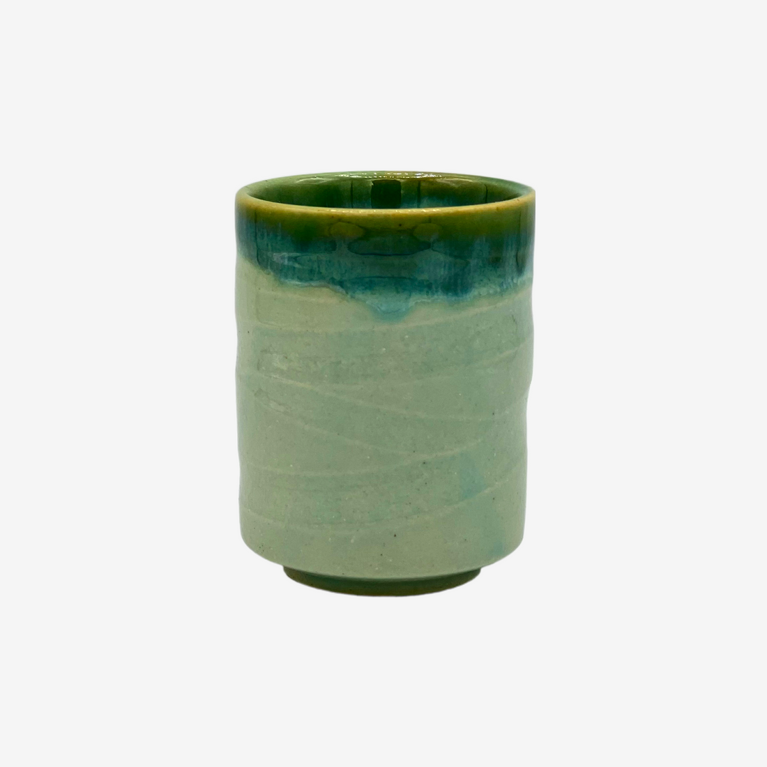 Seiji Ao Celadon Blue Yunomi - Japanese Teacup Teaware Inoue Tea