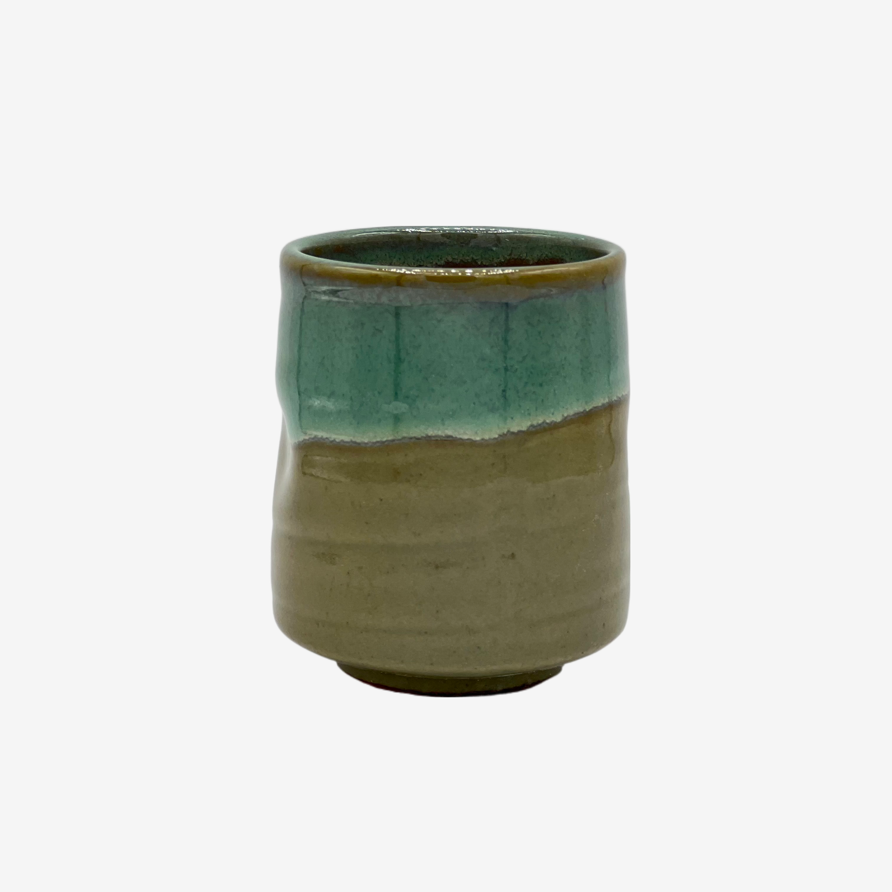 Kin Kama-ryū Green Yunomi - Japanese Teacup Teaware Inoue Tea