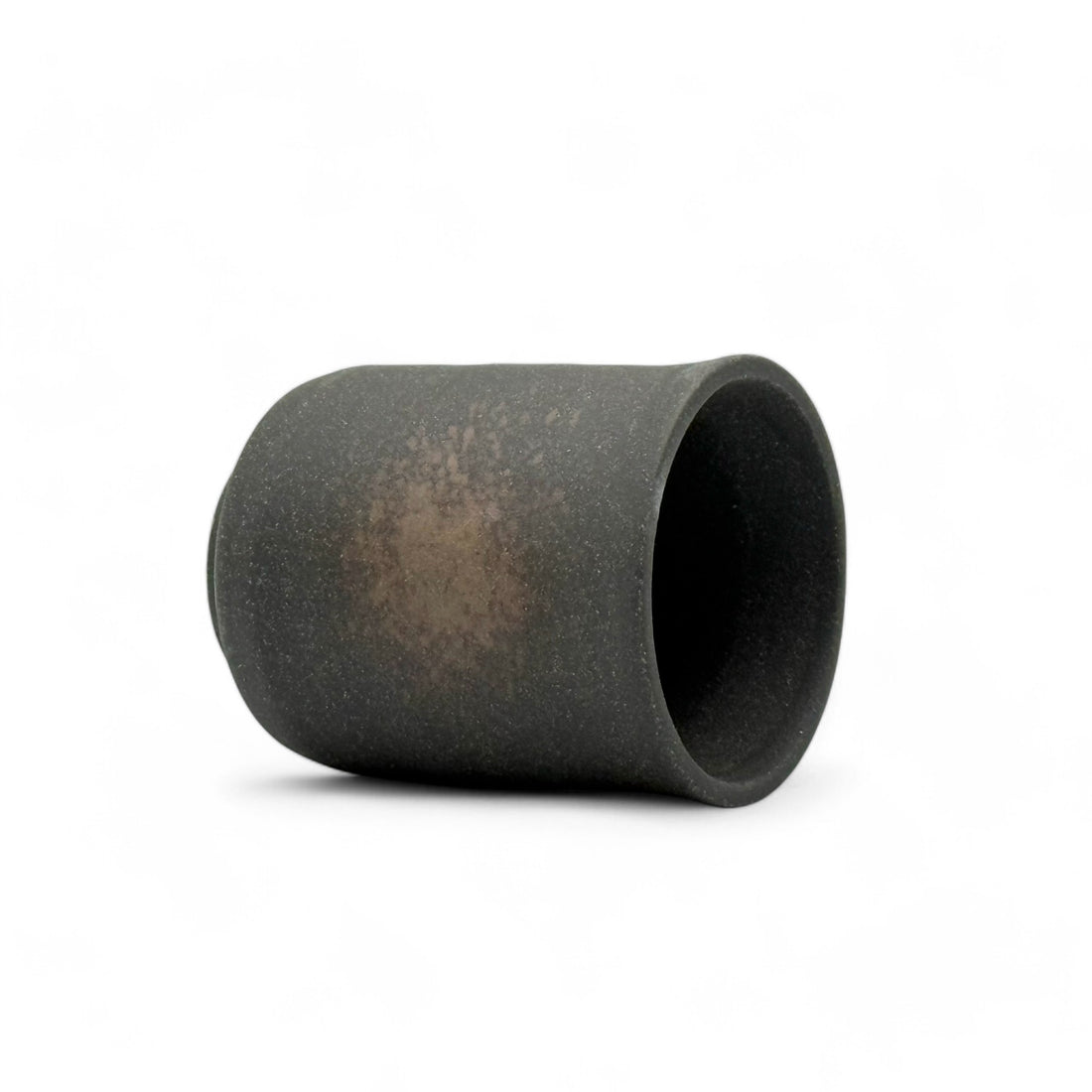 Kuro Iga Black Mino-yaki Yunomi - Japanese Teacup